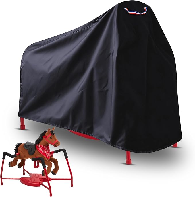 SmoothNovelty Rocking Horse Cover Waterproof Dustproof Riding Horse Cover 36 x 41 x 21 Inches Durable Ride on Toy Protector