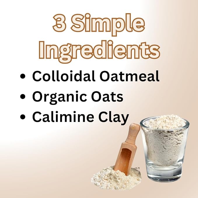 Oats Garden - Baby Oatmeal Bath Soak - Organic Oatmeal, Colloidal Oatmeal & Calamine Clay for Eczema Relief - No Mess Soak Bags, 10 Pack (1 oz each) - Soothes Irritated Skin for Babies & Children