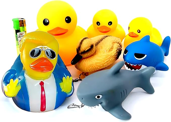 Jeeps Duck Rubber Duckies Trump Collection Baby Bath Ducking Bath Toy Car Accessories Décoration for Kids Rubber Resin Ducks in Bulk Plastic Duck Décor
