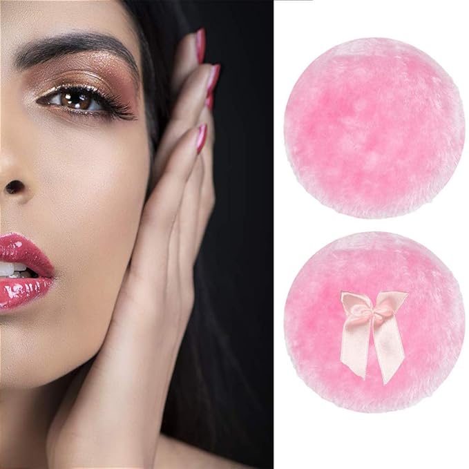 Powder-Puff For Body Professional Baby Cosmetic Soft Plush Powder-Puff Sponge For Talcum Powder Women Makeup Supplies