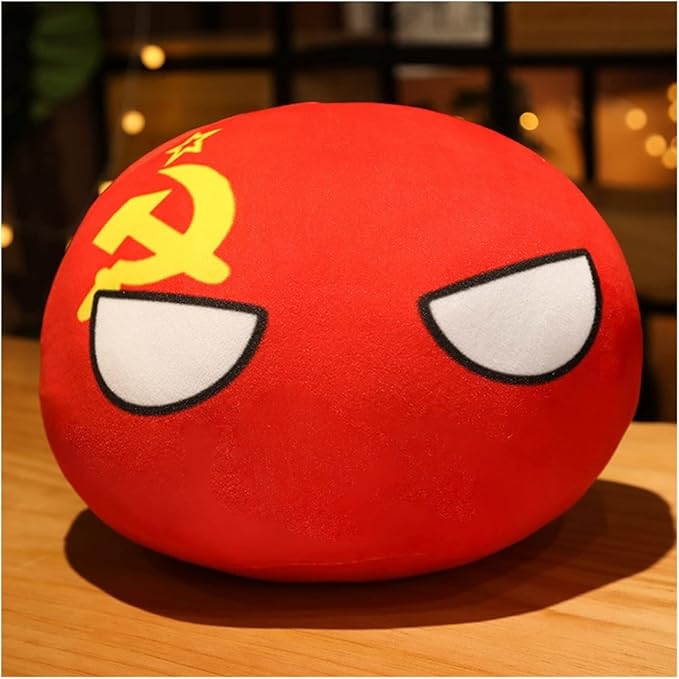 10/30/40cm Country Ball Decorate Polish Ball Plush Country Ball USA France UK Japan Germany Italy Decor (Color : 5, Size : 30CM)