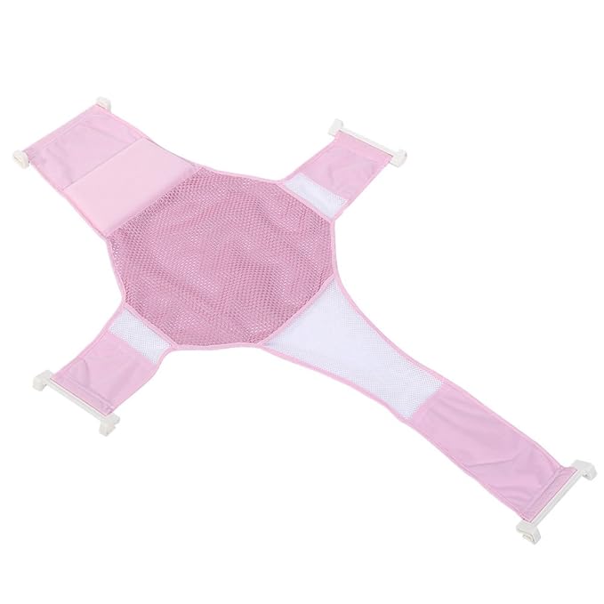 Newborn Infant Bath Bathtub Seat Support Adjustable Mat Pad Baby Toddle ShowerCotton (Color :)