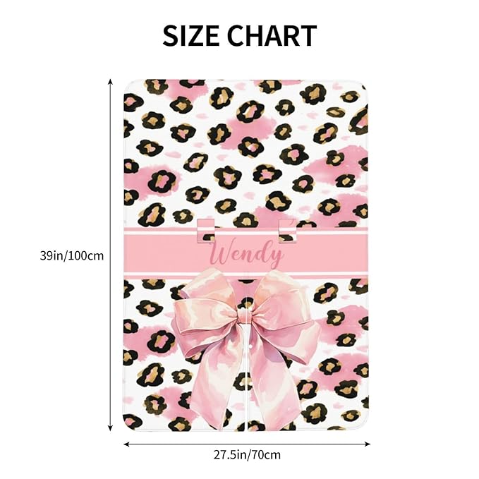 Personalized Baby Car Seat Canopy with Name, Leopard Infant Car Seat Cover, Nursing & Breastfeeding Stroller Cover, Newborn Shower Gift for Baby Girls