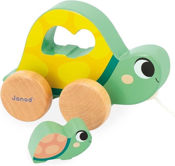 Janod - Baby Play Box - Children's Toy 18 Months - Stimulus Toys with Wooden Puzzle - Baby Motor Skills - Activity Toys and Psychomotor Development - from 18 Months - J04064