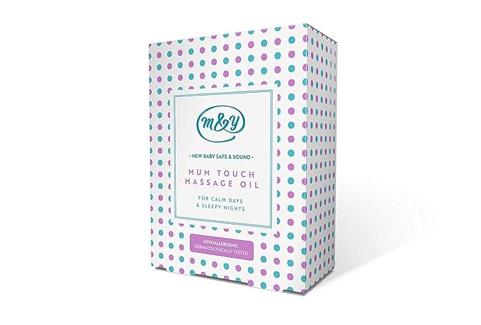 Mum & You New Baby Safe & Sound Mums Touch Massage Oils -Set of 2 Scents. Calm Days and Sleepy Nights. Made with Sunflower Seed Oil, Organic Jojoba, Organic Camomile , Rosemary and Leaf Extract.