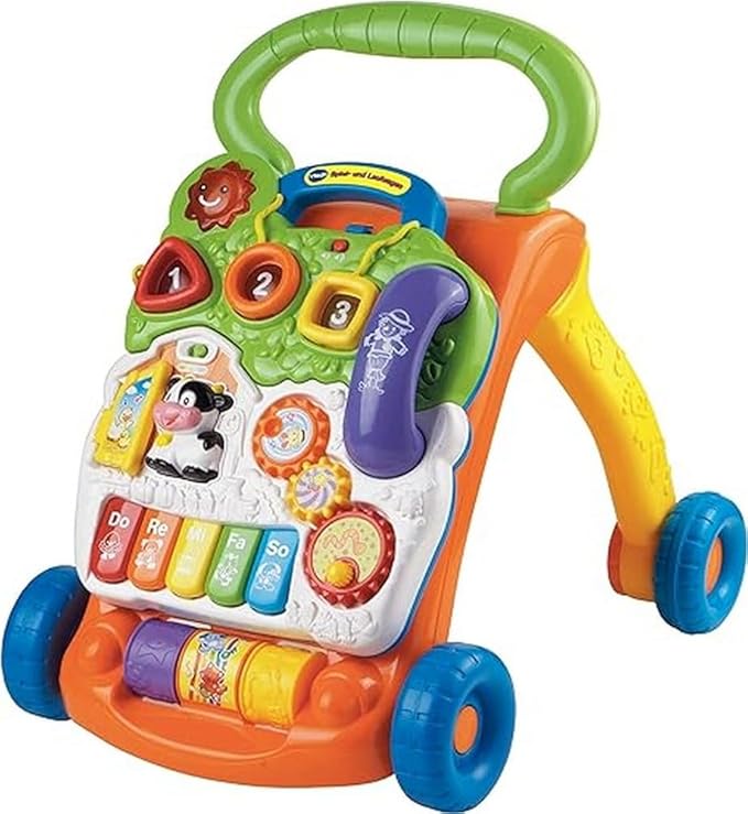 VTech Baby Walker with Activity Chart Comes in Frustration Free Packaging