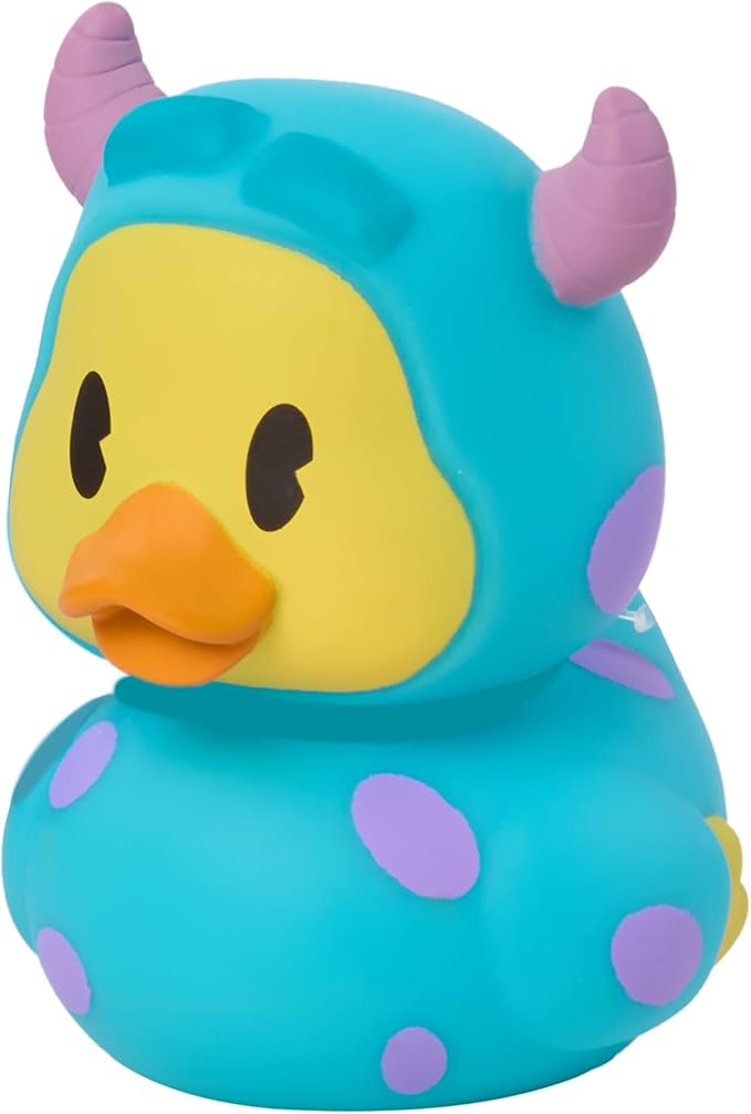 Just Play Duckalooz 3" Sully Bath Rubber Duck, Monsters Inc Collectible