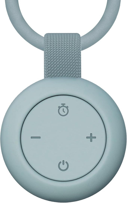 Portable Baby Sound Machine [White Noise for Babies Kids Adults][Sleep Soother][Timer Function][12 Soothing Sounds] 15 Hours Battery Life, Registry Gift,Shower,Clips on Baby Stroller.Slate