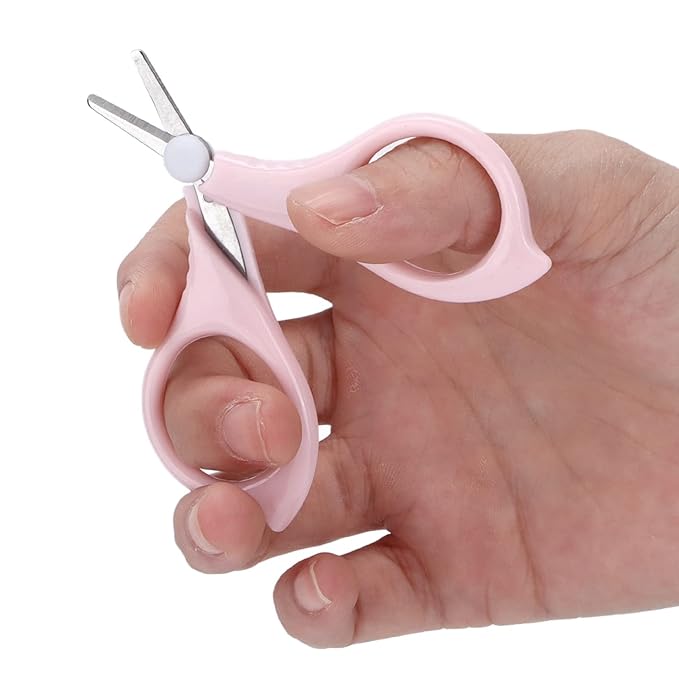 Baby Nail Kit Baby Nail Clippers Set with Cute Case Nail Clipper Scissors Tweezers Baby Nail File Baby Nail Grooming Kit Kids Nail Clippers for Newborn Infant Toddler(Cartoon fan)
