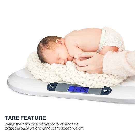 Multi-Function Digital Baby Scale, Electronic Weigh 44lbx0.4oz Comfort Digital Baby Scale Infants Toddlers LCD Show for Babies & Small Children (New)