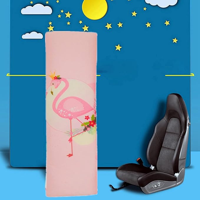 Seat Belt Cover Pad for Kids, 2 Pcs Soft Baby Seat Belt Cushions Pads, Car Seat Straps Shoulder Protector Pillow for Girls Boys
