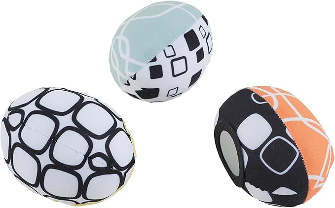 The Replacement Balls (for Mamaroo Swing) Offer More Interaction and Reversible Ball Options to Complement The Multi-Coloured with MamaRoo Cradle in a Set of 3 Balls ﻿