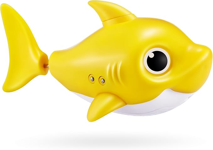 Robo Alive Junior Baby Shark New Silicon Fins Version Swimming Mini Baby Shark (3 Pack) by ZURU