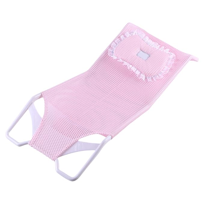Comfortable Shower Bath Tub Infant Bath Pad Baby Bath Net for Toddler Newborns 0-6 Months