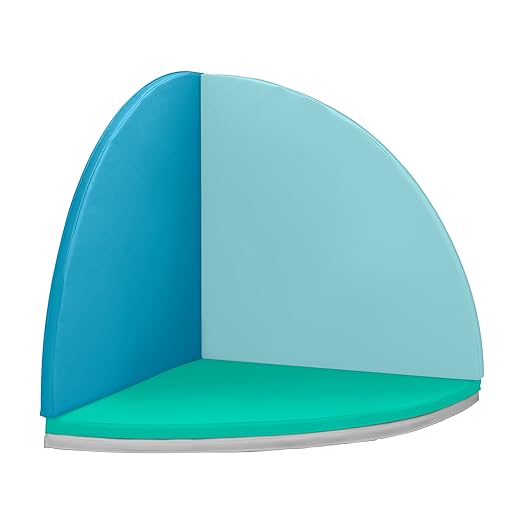 ECR4Kids SoftZone All-Around Modular Activity Play Mat, Reading Nook, Contemporary, 4-Piece