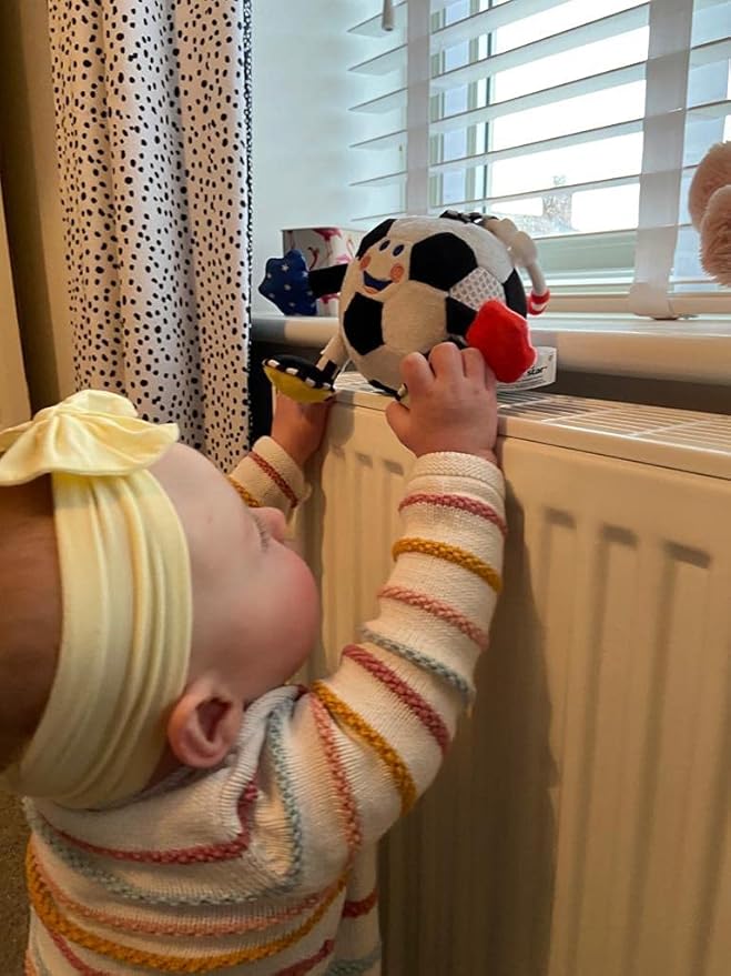 Newborn Soccer Ball | Soccer Baby Toy | Baby Gift | Extra Sensory Features for Babies and Infants | Part of The LITTLE SPORT STAR Collection