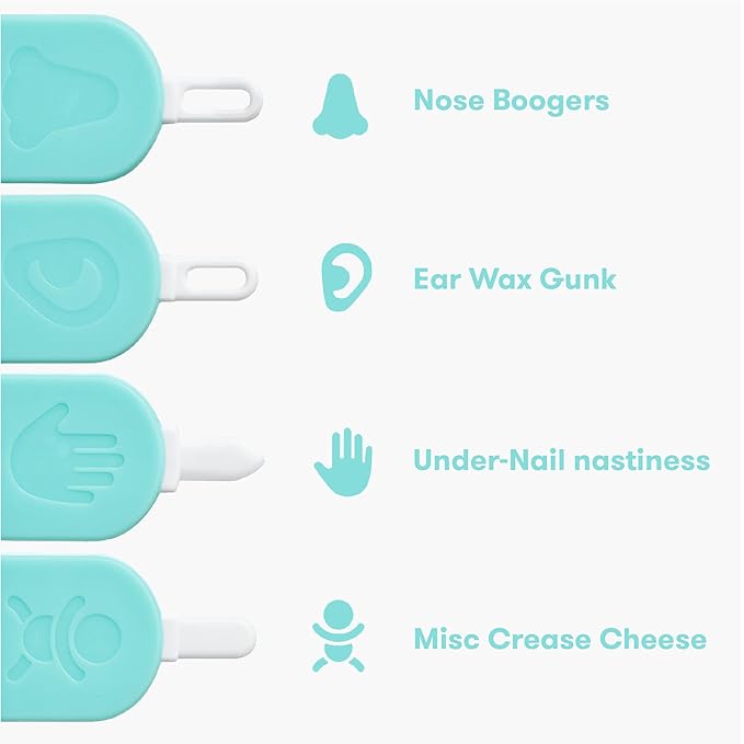 Frida Baby 3-in-1 Nose, Nail + Ear Picker + Frida Baby Medicine Pacifier, Medicine Syringe & Accu-Dose Pacifier