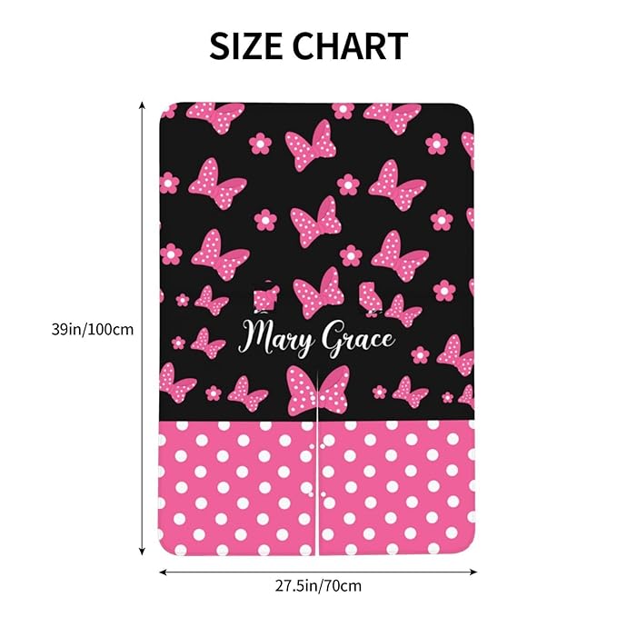 Personalized Baby Car Seat Canopy with Name, Pink Bow Nursing Cover & Infant Car Seat Canopy, Shower Gift for Newborn Baby Girls