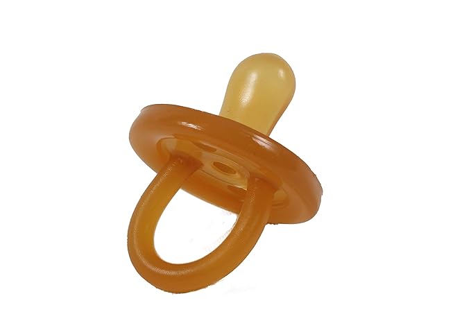 SWEETIE Rubber Pacifier Natural Rubber with Symmetrical Nipple Original Natural Rubber Pacifier (12-18 Month/Large)