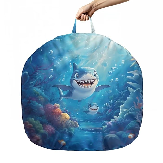 Newborn Lounger Cover, Reusable Newborn Lounger Cover Newborn Lounger Pillow Cover Comfortable Baby Lounger Slipcover Soft Infant Lounger Cover for Baby Boys Girls Shark