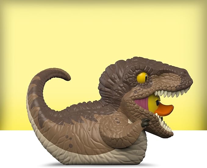 TUBBZ Mini: Jurassic World Rebirth - Velociraptor Cosplaying Rubber Duck Vinyl Figure