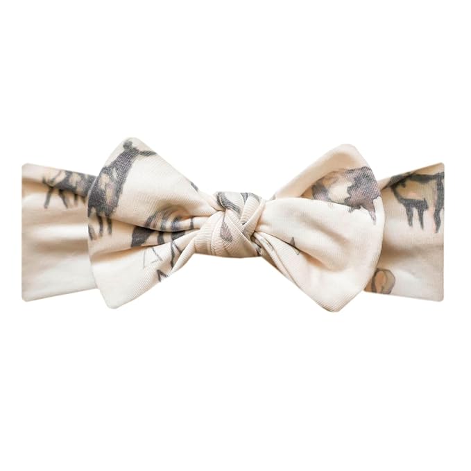 Copper Pearl Baby Bows: Stylish Headbands for Baby Girls, Premium Soft and Stretchy Baby Headbands, Perfect for Newborns, Trendy Designs - Cody
