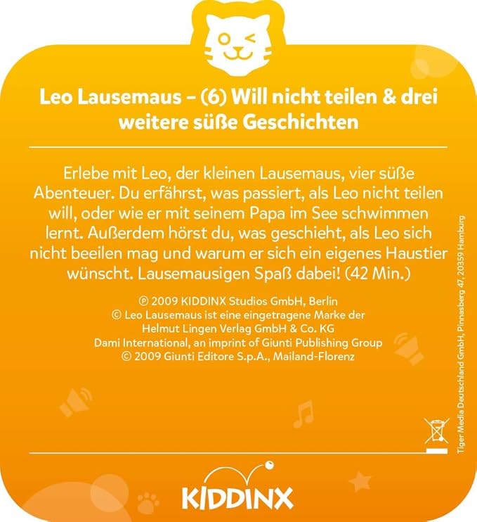 tigercard - Leo Lausemaus - Will nicht teilen und 3 weitere süße Geschichten