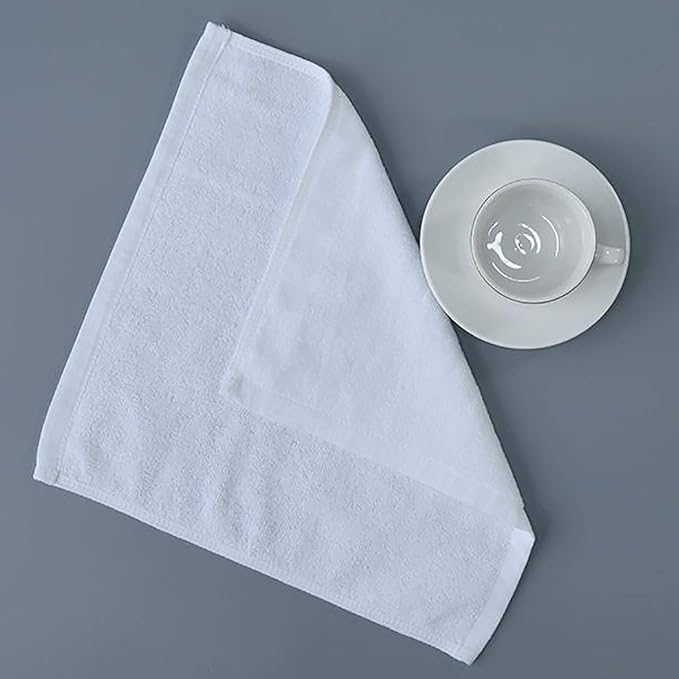 Foraineam 15 Pack 10 x 10 inch Facial Washcloths Ultra Soft Bath Towels Face Cloths