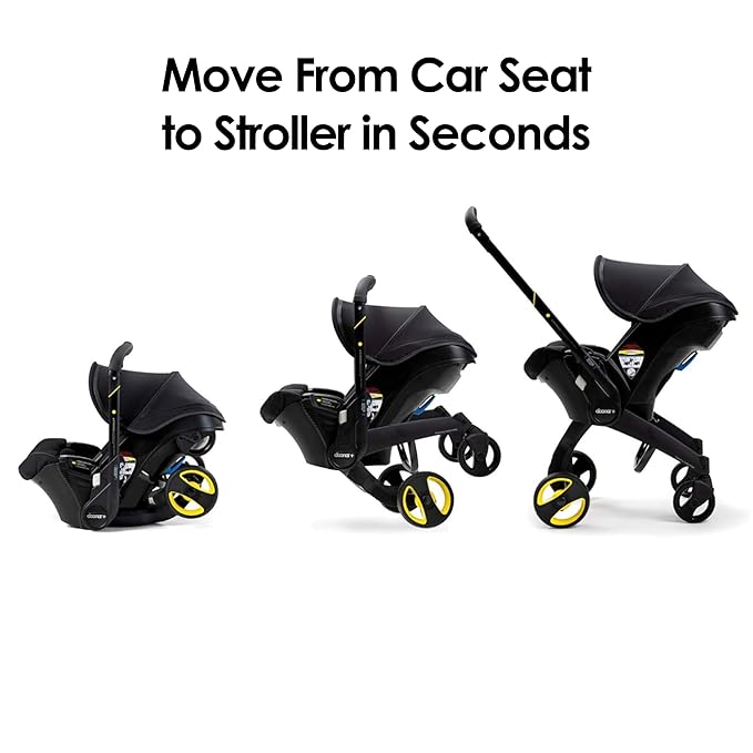 Doona Car Seat & Stroller, Midnight Edition - All-in-One Travel System