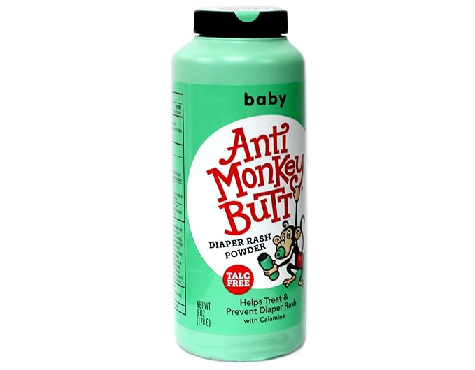 Baby Anti-Monkey Butt Diaper Rash Powder, 6oz. Bottle - by Anti Monkey Butt