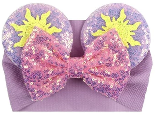 CLGIFT Minnie Ears Headband for Babies and Toddlers (Rapunzel)