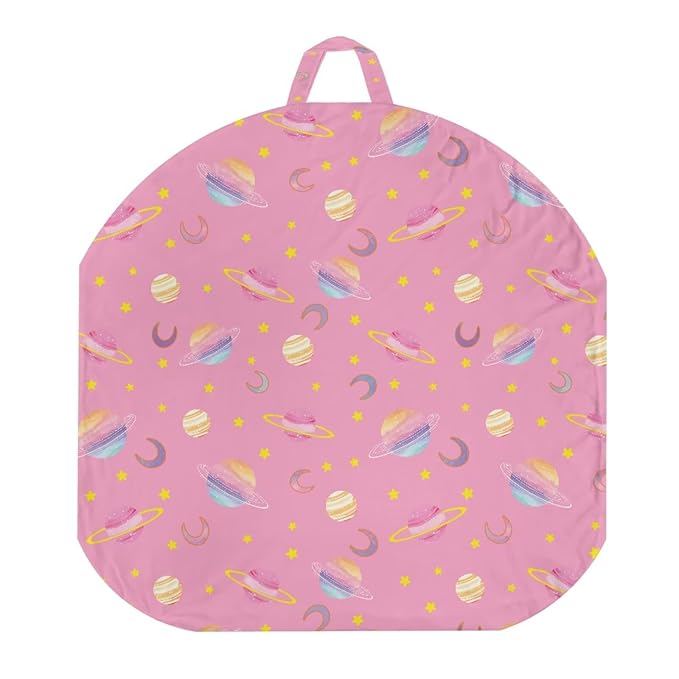 Cartoon Planets Newborn Lounger Cover Lounger Cover for Boys Girls Comfy Fit Infant Lounger for Baby, Infant Removable Slipcover Breathable and Washable