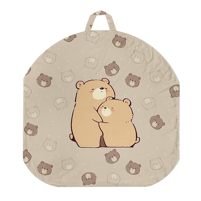 Newborn Lounger Cover, Bear Comfortable Newborn Lounger Cover Newborn Lounger Pillow Cover Removable Baby Lounger Slipcover Soft Infant Lounger Cover for Baby Boys Girls