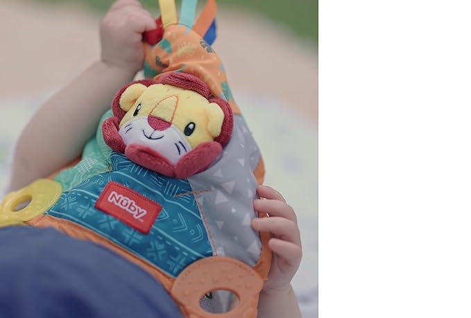Nuby Teething Blankie Lion, 1 Count