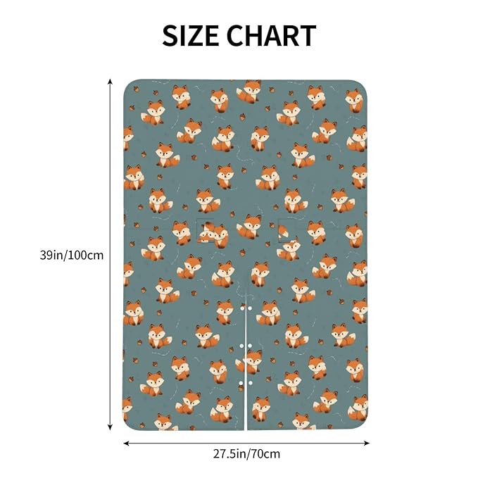 Kiuloam Cute Fox Pine Cone Baby Car Seat Canopy, Nursing Cover for Mom Breastfeeding Scarf, Infant Car Seat Cover/Multiuse Baby Stroller Covers for Babies Boys Girls