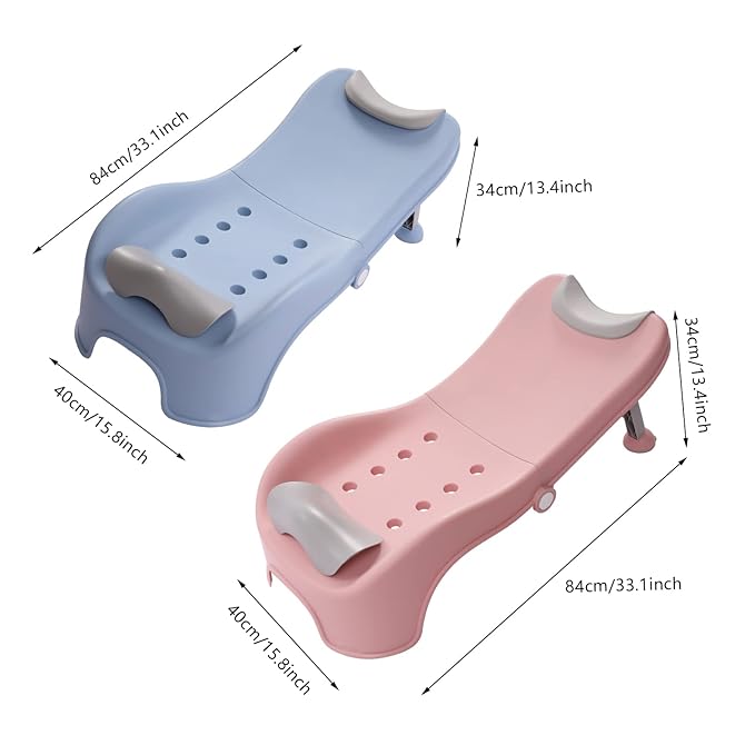 Adjustable Children's Shampoo Chair, Hair Washing Station for Kids Children's Shower Seat, Hair Wash Basin is Suitable for 0-5 Years Old Bath seat Bathtub Household Design