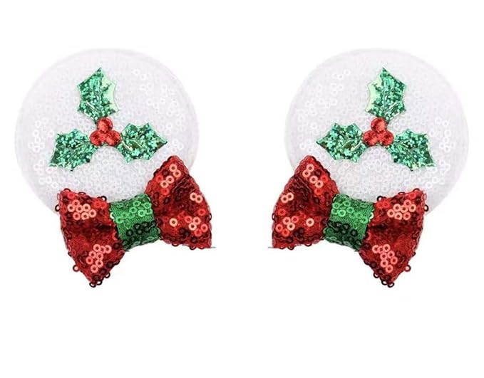 CLGIFT Minnie Ears Headband for Babies and Toddlers (Christmas Hair Clip)