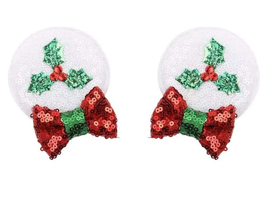 CLGIFT Minnie Ears Headband for Babies and Toddlers (Christmas Hair Clip)