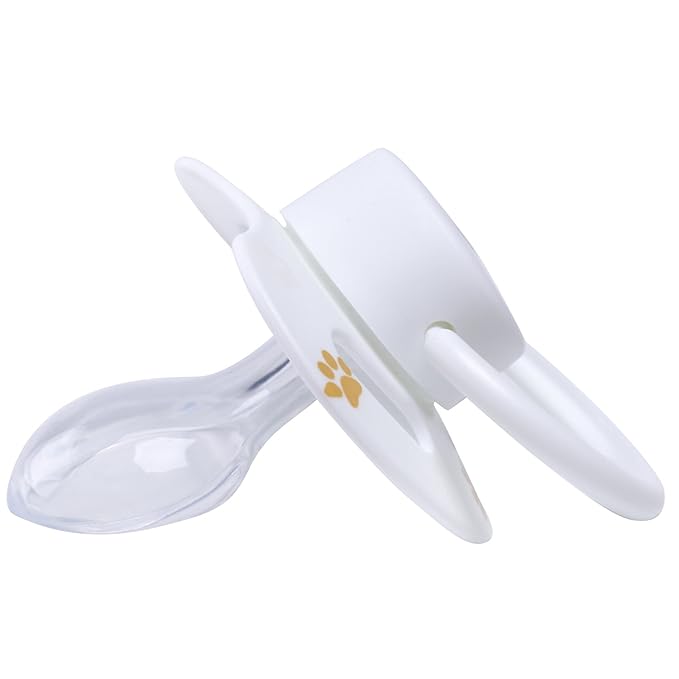 LittleForBig Bigshield Generation-II Big Sized Pacifier Printed Set - Black Kitty and White Puppy