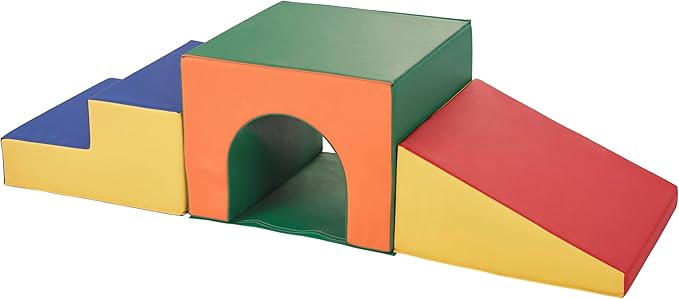 Step 'n' Slide Tunnel Climber, Indoor Playset, Assorted, 3-Piece