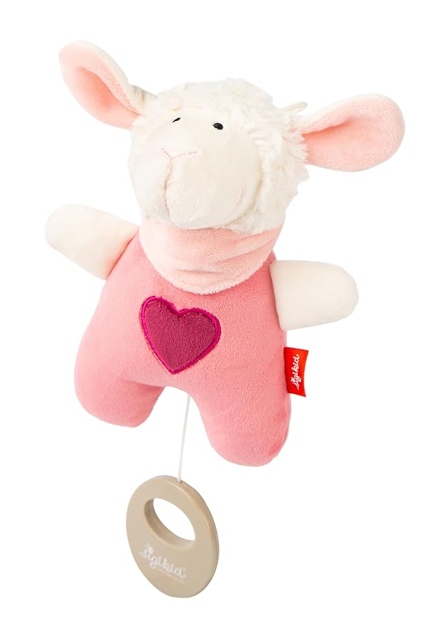SIGIKID 43184 Mini Music Box Yellow Sheep Girl 0-36 Months