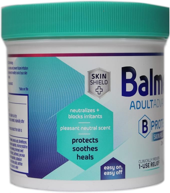 Balmex Adult Care Rash Cream, 12oz, (Pack of 2)