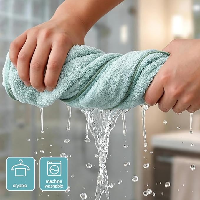 Baby Hooded Towel 2 Pack Bath Towels for Newborn with Animal Design Shower Essentials for Baby Girl Boy and Toddler (Green & Teal, Medium)