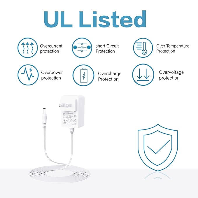 CSDWELL 6V Cord for Baby Swing Compatible with Maxi COSI,Fisher Price,Ingenuity,Queerick,Harppa,Gopanda,Larex,Kidsview,Riviplou,Daming,Yhpoylp,Soobaby,Ixdregan,Bolilong,Dream On Me Swing Charger