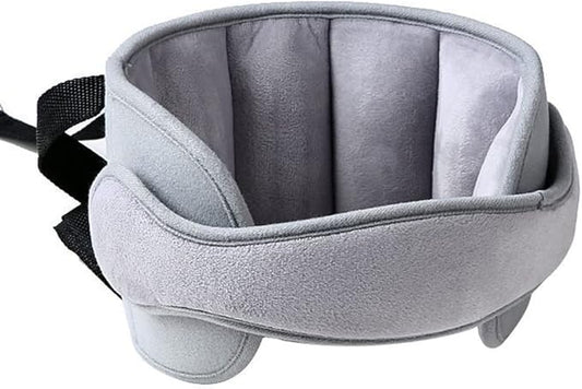 Car Seat Head Support Band, Safety Car Seat Neck Relief, Adjustable Child Car Seat, Infants and Baby Head Support(Gray)