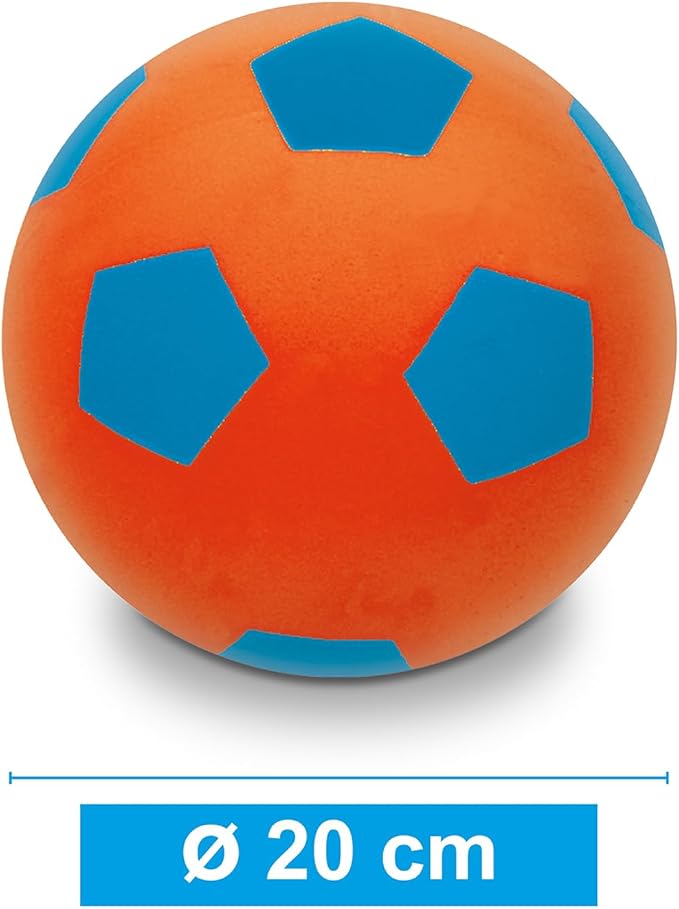 Mondo Toys Fluo 200 – Sponge Diameter 20 cm – 1 Soft Ball – Assorted 07926 Despicable Me/Minions Football Softball 20 cm-07926, Multi-Coloured, 200 mm
