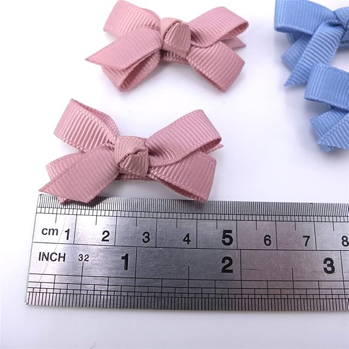 Sugarmelon 32 Colors Baby Hair Clips Toddler Tiny Hair Bow Snap Clips Infant Baby Girls Hairbow
