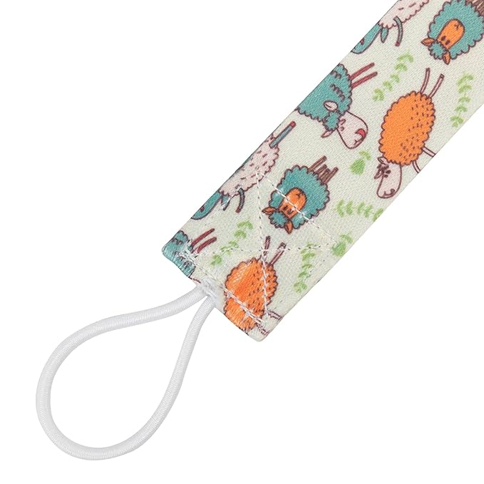 babygoal Rabbit Pacifier Clips, 6 Pack Binky Paci Holder and Leash Fits for Most Pacifiers, Binkies and Easter Gift