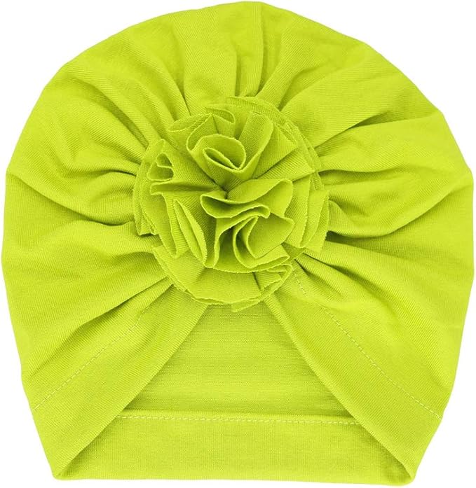Newborn Babies Headwrap Hat Infant Toddler Cotton Soft Cute Nursery Beanie Headbands Top Bowknot Cap