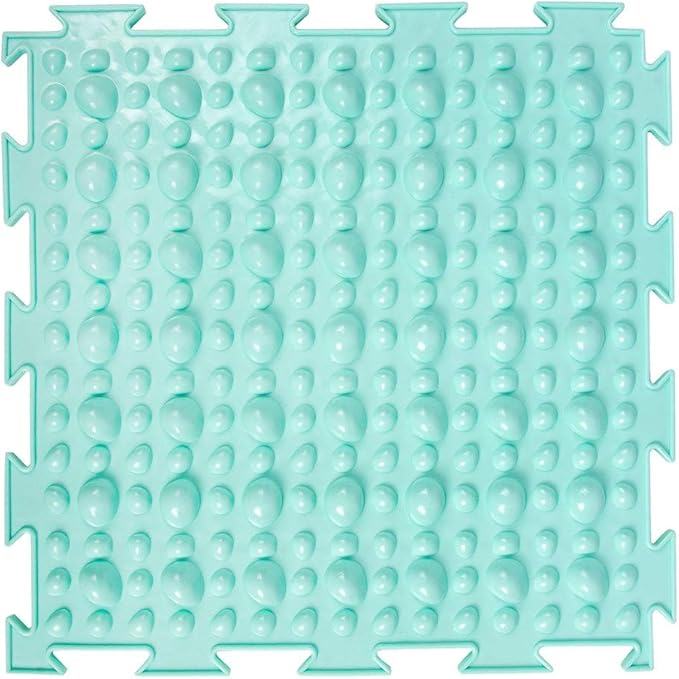 Sensory Mat Module Set of Massage Game Mats Orthopedic Massage Puzzle Floor Mats (Light-Colored)
